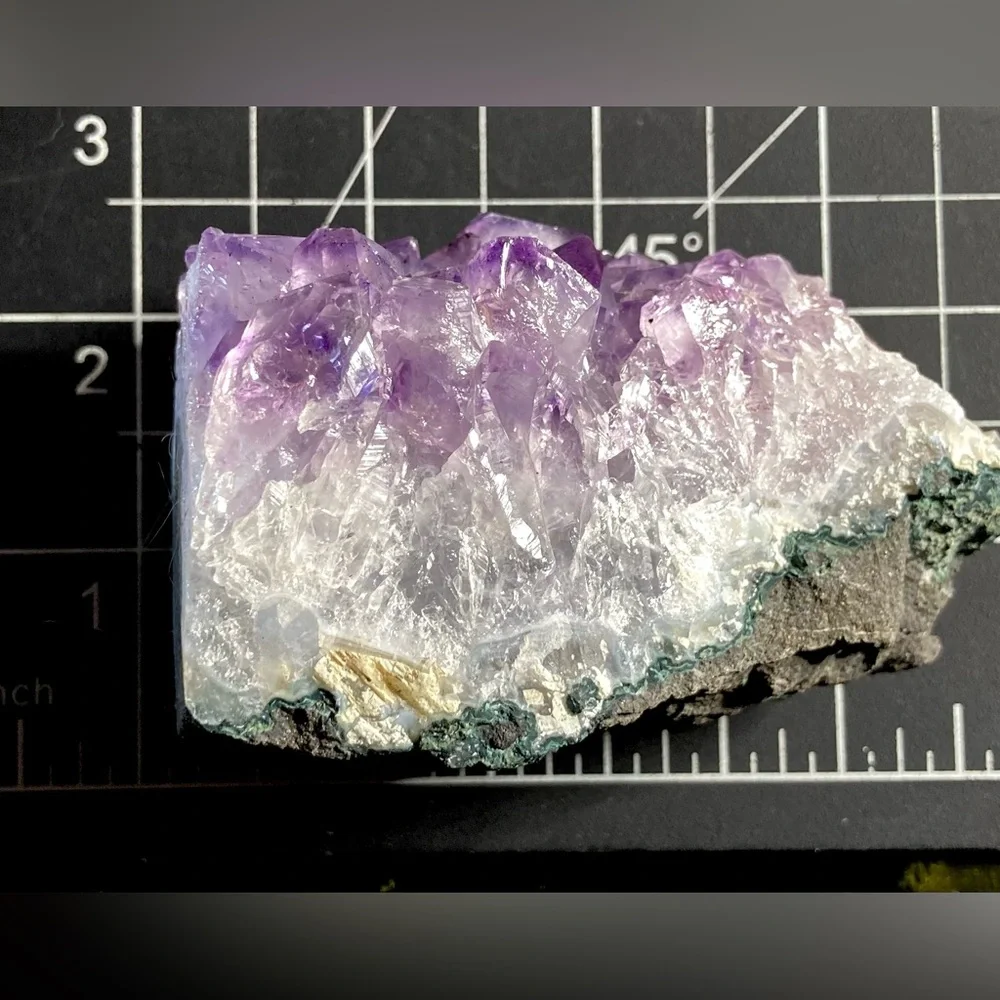 303g Natural Mineral Specimen Amethyst Quartz Crystal Beautiful Stone Rock